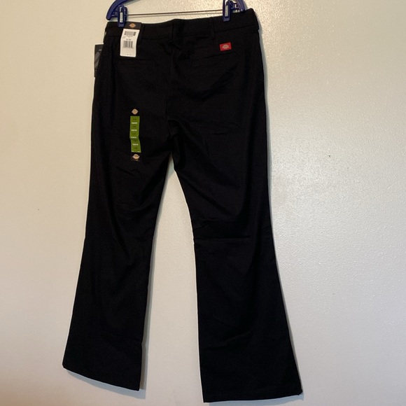 Dickies flex twill slim fit bootcut pocket black pants new size 14 and 18 - Picture 7 of 14